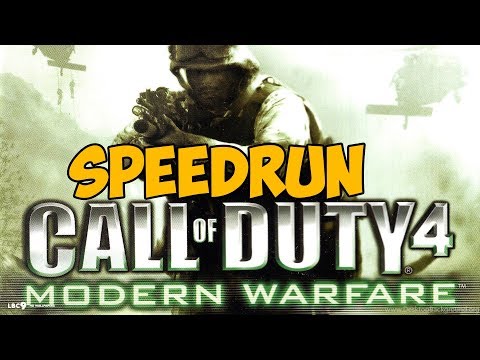 Видео: Call of Duty 4: Modern Warfare ► SPEEDRUN - Новый рекорд 1:49:45