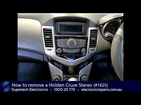 Видео: Как снять магнитолу Holden Cruze (#1625)