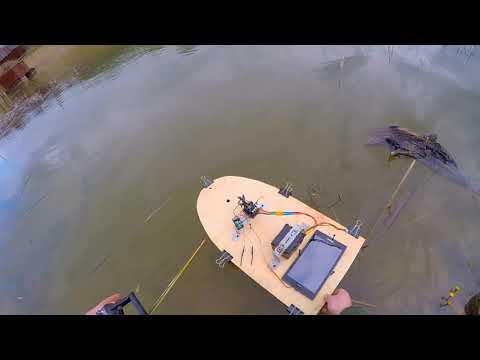 Видео: делаем скоростной прикормочный кораблик часть14 мотор 1250 кв 23 км в час