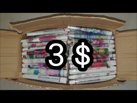 Видео: ЯЩИК Алмазной вышивки по 3 $ ! Распаковка. Заказ с Aliexpress. Инна Даниш