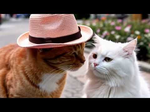 Видео: Есть улицы центральные. Котоклип. Поёт Юрий Антонов.