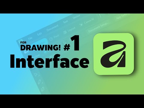 Видео: Интерфейс Affinity by Canva для DRAWING #1