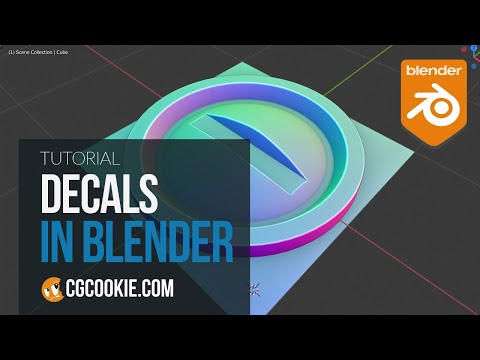 Видео: Рабочий процесс создания декалей карт нормалей в Blender