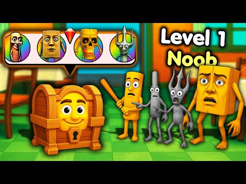 Видео: Начинаем заново как НОБ с ЯЩИКАМИ ТОЛЬКО САХУР в Brainrot Evolution!