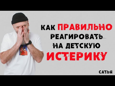 Видео: Сатья. Как правильно реагировать на детскую истерику.