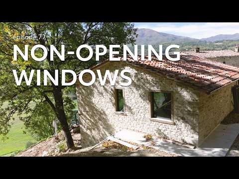 Видео: #77 Жалеем ли мы, что окна в нашем каменном доме в Италии не открываются? Ремонт в Италии.