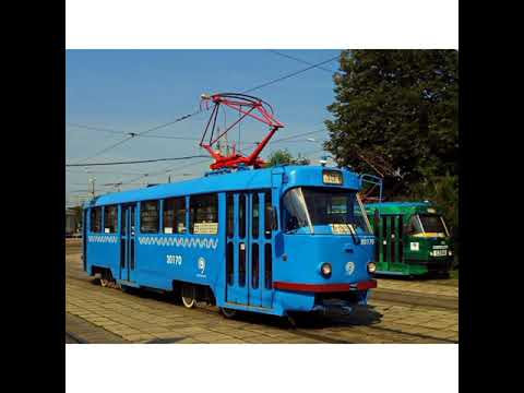 Видео: Памяти трамвая татра т3 в Москве