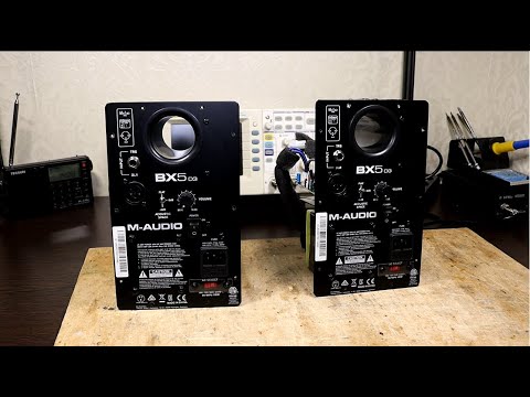 Видео: Снижаем "фон" в M-Audio BX5