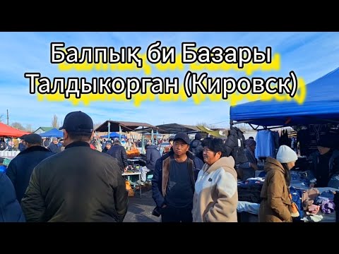 Видео: Экскурс на воскресный рынок Балпық би (Кировск) Обзор. Демалыс кунгі Балпық би базары. #Талдыкорган