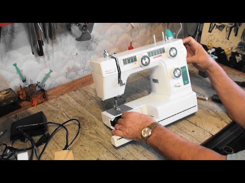 Видео: Швейная машина Janome LE 22 / L-394