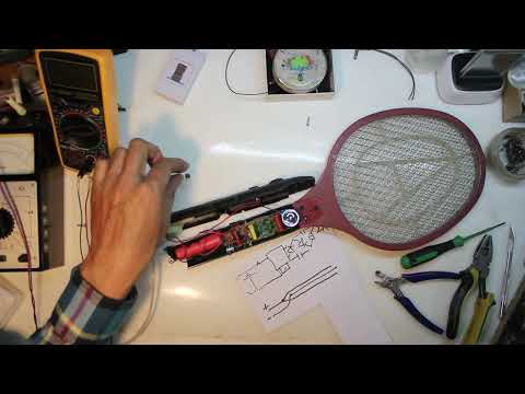 Видео: Электро-мухобойка. Готовим на дачу