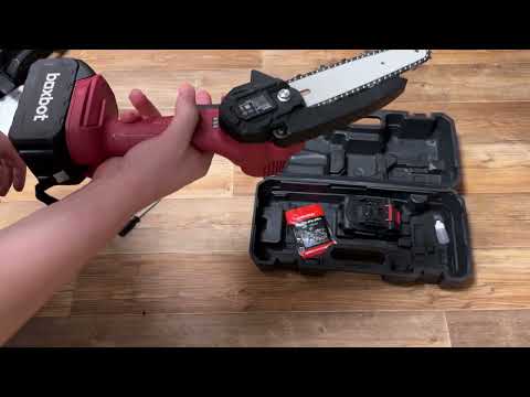Видео: МИНИ ЦЕПНАЯ ПИЛА BOXBOT BCS-20BS - РАСПАКОВКА И ОБЗОР