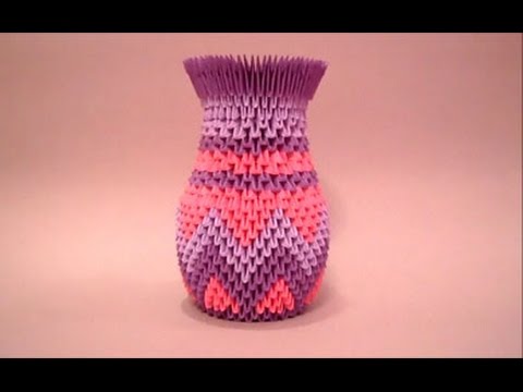 Видео: Модульное оригами.№8 Ваза