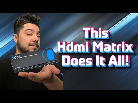 Видео: Лучший коммутатор и разветвитель HDMI 2.1! Обзор Orei Hdmi 2.1 Matrix