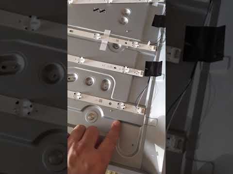 Видео: ремонт подсветки телевизора    LG  43UH610V