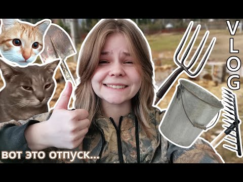 Видео: VLOG//отпуск в СЕЛЕ//помогаю родителям!