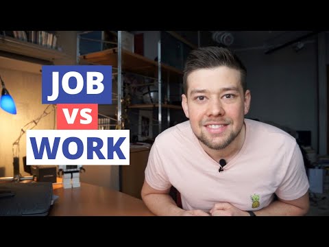 Видео: JOB и WORK - в чем разница? Примеры и правила употребления