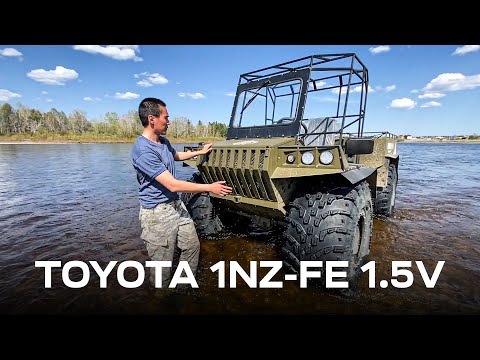 Видео: Обзор Иркутского Вездехода Байкал на Заводских Колесах Nortec 1200x600