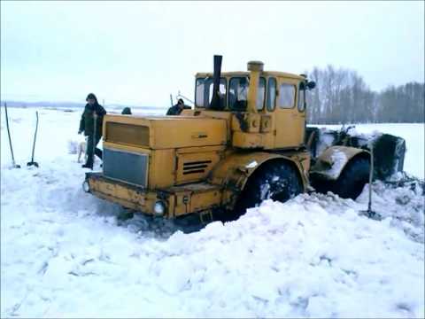 Видео: К 701 в снегу