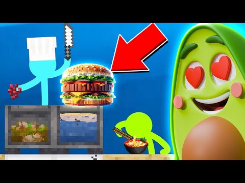 Видео: 👨‍🍳 СТИКМАН стал Шеф-Поваром в Minecraft | КУПИК МАЙНКРАФТ