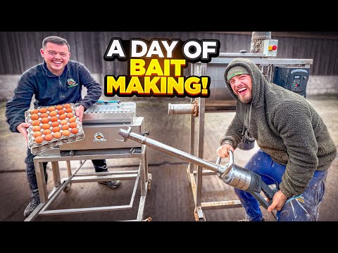Видео: Видеоблог о приготовлении карповых бойлов на фабрике Parker Baits!