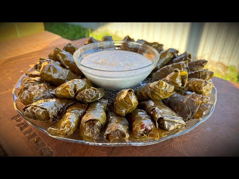 Видео: Вкуснейшая Сочная ДОЛМА из виноградных Листьев в Казане.