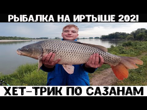 Видео: Рыбалка на Иртыше 2021 (ловля сазана, живые эмоции)