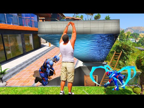 Видео: ФРАНКЛИН БАССЕЙН АСТЫНАН ҚҰПИЯ ЕСІКТІ ТАПТЫ (GTA V)