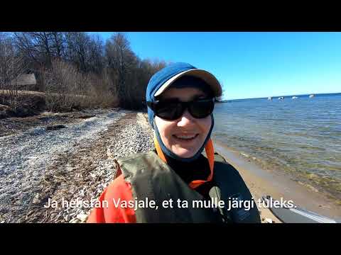 Видео: Надувной каяк\каноэ 22.04.22. Tomahawk air-k 440. Походы по Эстонии. Копли-Какумяэ по морю.