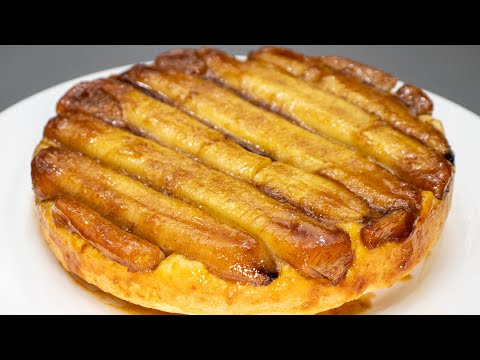 Видео: Это БЕЗУМНО ВКУСНО! Необычный ПИРОГ-ПЕРЕВЁРТЫШ С БАНАНОМ и КАРАМЕЛЬЮ | Тарт-татен ПРОСТОЙ РЕЦЕПТ