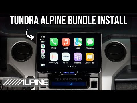 Видео: Установка Toyota Tundra Alpine iLX-F511 | Toyota Tundra 2014 - 2021