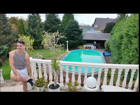 Видео: гриль-стрим у Андрея и купание в бассейне перезапуск