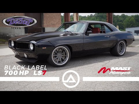 Видео: 700 л.с. All Motor '69 Camaro Detroit Speed ​​Built Restomod