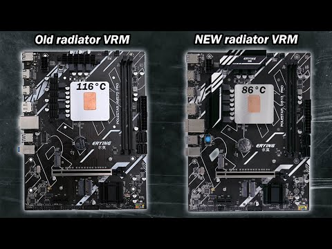 Видео: Новые радиаторы VRM для Erying Polestar G613 Pro🔥Стоит покупать для Core i5 / i7 / i9?🔥 Тест 11980HK