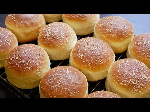 Видео: БУЛОЧКИ ДЛЯ БУРГЕРОВ/ГАМБУРГЕРОВ 🍔 Булочки как в Макдональдсе