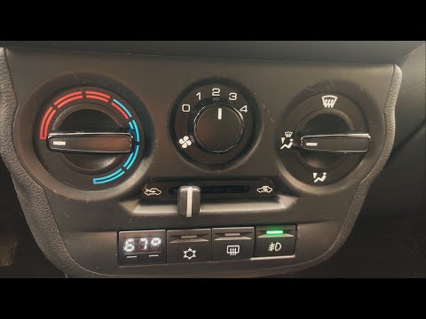 Видео: LADA GRANTA CROSS 23 Ручки блока управления отопителем черный лак