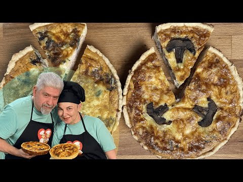 Видео: Знаменитый французский открытый пирог – КИШ. Одно видео - два рецепта!