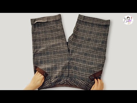Видео: [Сделай сам] ✂️ Не выбрасывайте короткие штаны, которые нельзя надеть.