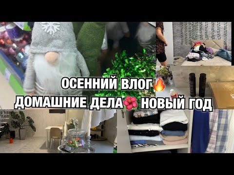 Видео: ОСЕННИЙ ВЛОГ! УЖЕ НОВЫЙ ГОД ВО ВСЮ НАЧИНАЕТСЯ 😱ДОМАШНИЕ ДЕЛА