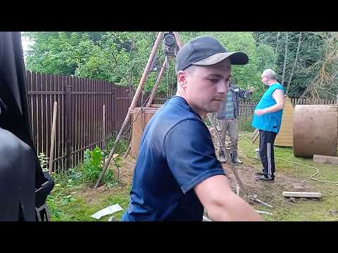Видео: Углубление колодца без ремонтных колец.