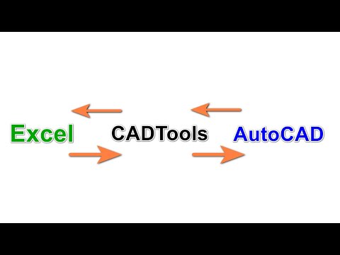 Видео: AutoCAD СadTools экспорт-импорт точек и текста