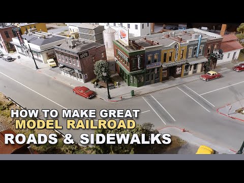 Видео: КАК СОЗДАТЬ ОТЛИЧНЫЕ МОДЕЛИ ДОРОГ И ТРОТУАРОВ