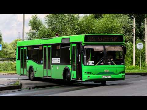 Видео: Информатор автобусного маршрута 15а Катин Бор з-д Цветотрон (Версия 2)