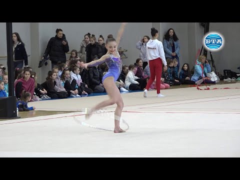 Видео: Стилияна Николова спечели първото контролно за годината по художествена гимнастика индивидуално жени