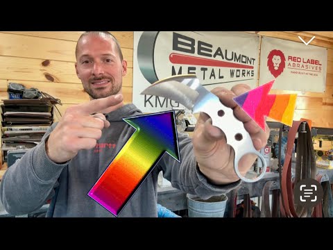 Видео: Как заточить изогнутый клинок (керамбит)