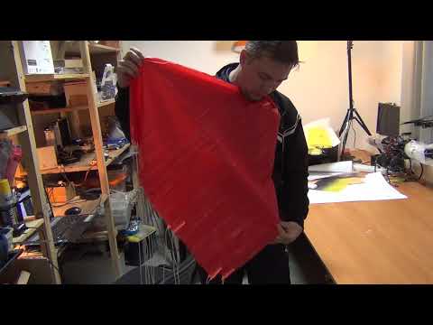 Видео: Как укладывать парашют беспилотника Геоскан 101
