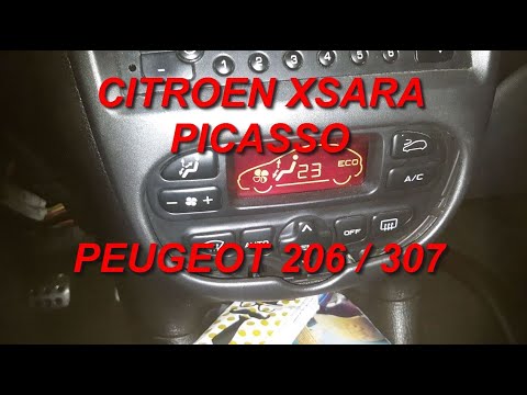 Видео: Вентилятор отопителя не регулирует обороты CITROEN XSARA PICASSO / PEUGEOT 206 / 307