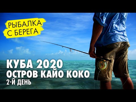 Видео: Куба 2020 открыта. Рыбалка с берега. День второй на Кайо Коко.