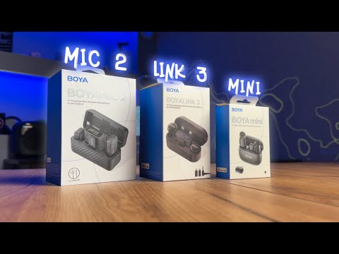 Видео: ТОП-3 беспроводных микрофона 2025: BOYA Mini, BOYA Link 3, BOYA Mic 2 — полное сравнение и обзор