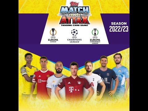 Видео: TOPPS Лига Чемпионов УЕФА 2022-2023. Match Attax - стартовый набор